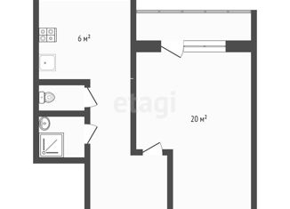 Продаю однокомнатную квартиру, 35.3 м2, Сестрорецк, Приморское шоссе, 265