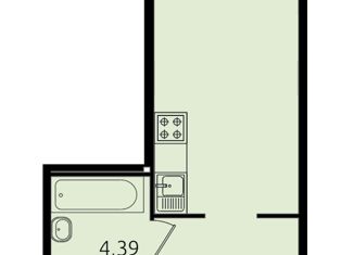 Продажа квартиры студии, 23.91 м2, поселок Бугры, ЖК Новые Горизонты, Тихая улица, 3к2