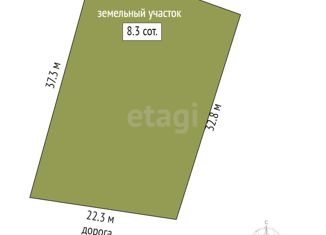 Продаю участок, 8 сот., село Украинка, Крутая улица