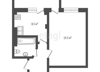 Продажа однокомнатной квартиры, 40.1 м2, Симферополь, Камская улица, 31
