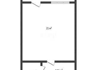 Продажа однокомнатной квартиры, 26 м2, Краснодар, улица Автолюбителей, 1/7к4, ЖК Премьера