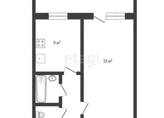 Продам 1-ком. квартиру, 39.1 м2, Санкт-Петербург, Афонская улица, 24к1, Афонская улица
