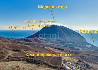 Продам земельный участок, 10 сот., посёлок городского типа Гурзуф, Ленинградская улица