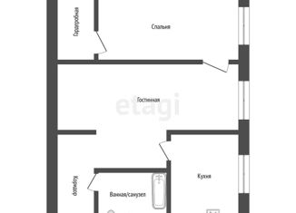 Продается 2-комнатная квартира, 45.9 м2, Курган, улица Василия Блюхера, 26, жилой район Центральный