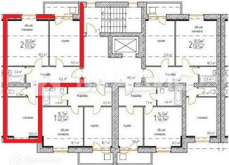 Продажа 2-ком. квартиры, 57.5 м2, Тамбов, Кавказская улица, 1Б, Советский район