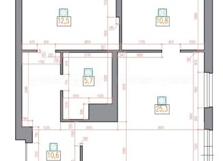 Продажа 2-ком. квартиры, 68 м2, Татарстан, улица Архитектора Гайнутдинова, 26к2