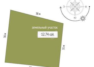 Продам земельный участок, 12.7 сот., деревня Есаулова, Весенняя улица