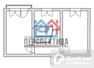 Продам двухкомнатную квартиру, 44.2 м2, Тобольск, улица Водников, 21