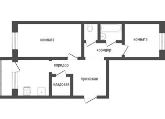 Продаю 2-комнатную квартиру, 55.3 м2, Сыктывкар, район Лесозавод, улица Серова, 48