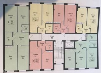 1-комнатная квартира на продажу, 44.1 м2, Нальчик, район Стрелка, улица Идарова, 213
