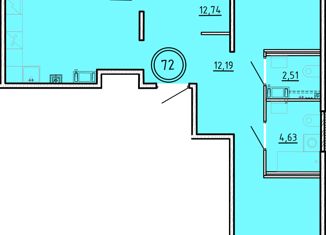 Продаю 3-комнатную квартиру, 79.05 м2, посёлок Шушары, Образцовая улица, 6к3, ЖК Образцовый Квартал 8