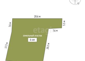 Продам земельный участок, 6 сот., СТ Родничок