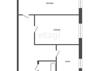 Продам 2-ком. квартиру, 44.7 м2, Красноярский край, улица Александра Матросова, 9Б