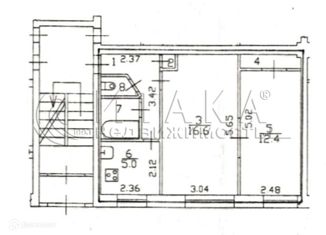 2-ком. квартира на продажу, 43.3 м2, Петергоф, Озерковая улица, 27