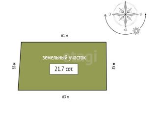 Участок на продажу, 21.7 сот., Красноярский край