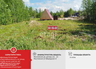 Продается участок, 6 сот., СТ Богдановское, 6-я улица, 36