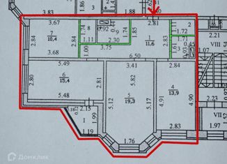 Продается 3-ком. квартира, 80.3 м2, Тамбовская область, Сабуровская улица, 2В