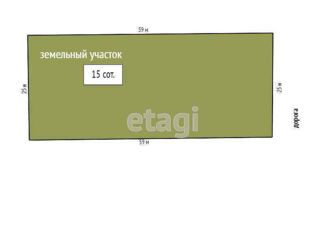 Продается земельный участок, 15 сот., село Береговое, Центральная улица, 25
