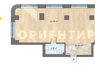 Продается двухкомнатная квартира, 81.8 м2, Екатеринбург, улица Радищева, 41/2, ЖК Свобода Резиденс