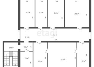 Продается офис, 592.8 м2, Красноярск, Октябрьский район, Телевизорная улица