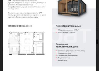 Продаю дом, 54.7 м2, посёлок Палех, улица Фрунзе, 37