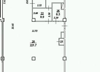 Офис в аренду, 265.5 м2, Москва, 4-й Добрынинский переулок, 8, 4-й Добрынинский переулок