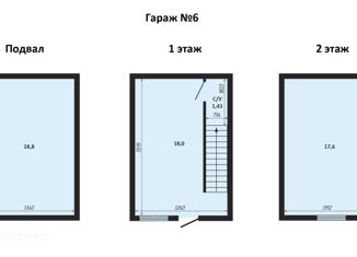 Продажа гаража, 54.5 м2, Краснодар, Колхозная улица, 55/1