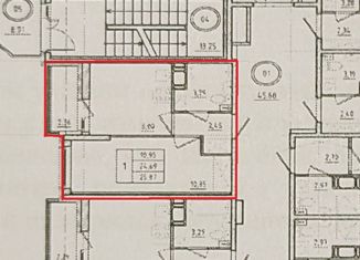Продается однокомнатная квартира, 24.69 м2, Мурино, Воронцовский бульвар, ЖК Краски Лета