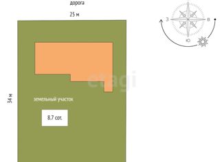 Дом на продажу, 125.2 м2, деревня Якуши, переулок Мичурина