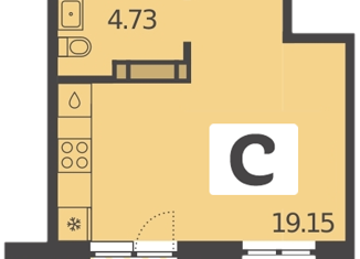 Продается квартира студия, 25.45 м2, Краснодар, улица Красных Партизан, 1/3, микрорайон Светлоград