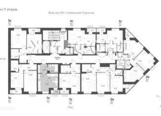 Продам однокомнатную квартиру, 27.9 м2, Новосибирск, улица Декоративный Питомник, 16/1, ЖК Дежнёв