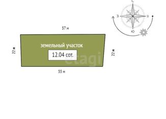 Земельный участок на продажу, 12.04 сот., садоводческое некоммерческое товарищество Надежда, 04К-296, 3-й километр