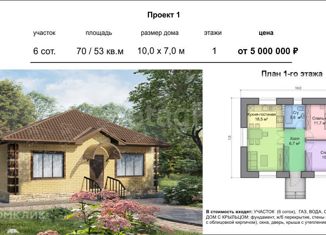 Дом на продажу, 76 м2, деревня Деменщина, 1-й Миловидный проезд, 6