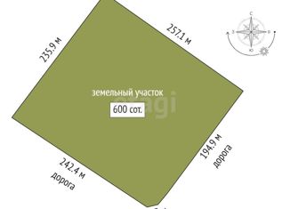 Продается земельный участок, 60 сот., село Туринская Слобода
