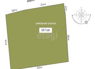 Продаю земельный участок, 10.7 сот., СНТ Солнышко, Сливовая улица, 158