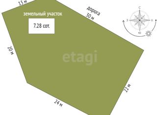Продается земельный участок, 7.3 сот., поселок Айкаван, улица Усталар, 32