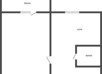 Продаю 1-комнатную квартиру, 27.6 м2, Красноярск, проспект Металлургов, 28Б