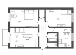 Продам 3-комнатную квартиру, 64 м2, Новосибирская область, проспект Мира, 46