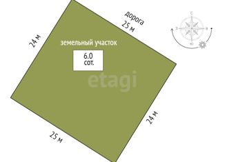 Продажа земельного участка, 6 сот., коттеджный посёлок Берёза Парк