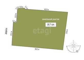 Продаю участок, 18.7 сот., село Солобоево, Комсомольская улица, 18