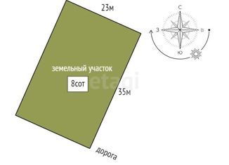 Продаю земельный участок, 8 сот., территория СОСН Раздолье