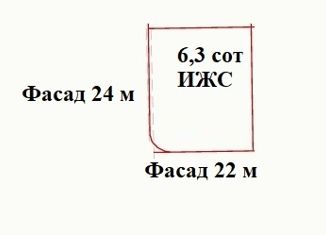 Продам земельный участок, 6.3 сот., посёлок Таманский, Пионерская улица, 22