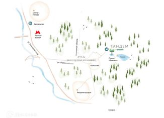 Продаю земельный участок, 17 сот., коттеджный посёлок Тандем, Озёрная улица, 7