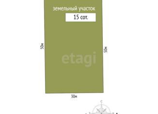 Продаю земельный участок, 15 сот., Песчановское сельское поселение