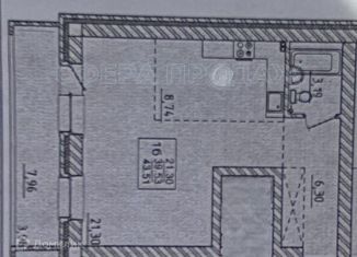 Продается двухкомнатная квартира, 43.51 м2, рабочий поселок Маркова, микрорайон Берёзовый, 252