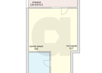 Продам квартиру студию, 30 м2, Краснодар, Конгрессная улица, 31, микрорайон Достояние