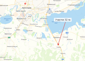 Продается земельный участок, 3200 сот., городской округ Адыгейск