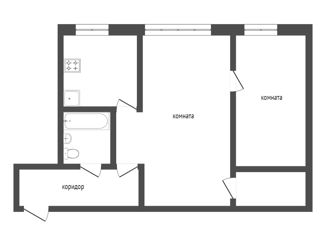 Продается двухкомнатная квартира, 44 м2, Бурятия, улица Борсоева, 3