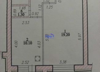 Продам 1-ком. квартиру, 41.8 м2, Чебоксары, улица Фридриха Энгельса, 42/1, Ленинский район