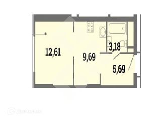 1-комнатная квартира на продажу, 31 м2, Москва, ЖК Хедлайнер, Шмитовский проезд, 39к1